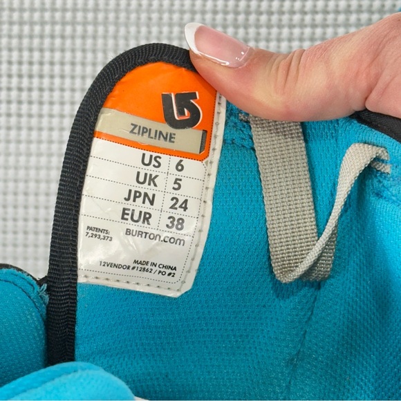 Burton kids snowboard boots Zipline speed lace youth size 6 - Picture 9 of 12